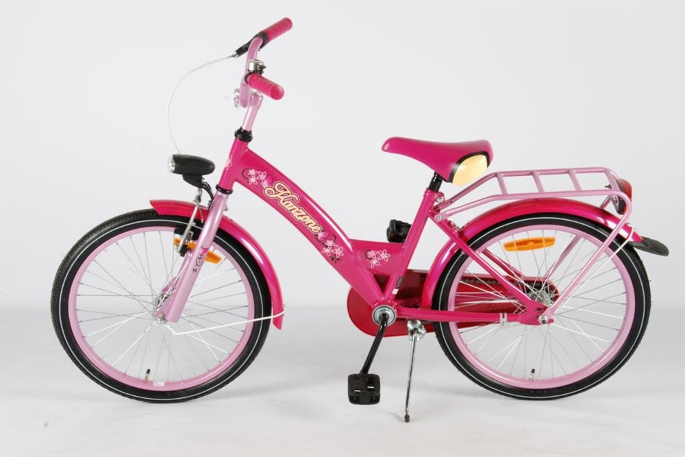 briefpapier Trek paar Kanzone Shimmer donker Roze 20 inch meisjesfiets goedkoop