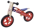 Yipeeh houten loopfiets Brandweer 12 inch Blauw