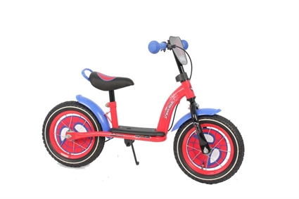 Afbeelding van Spiderman loopfiets 12 inch Rood / blauw